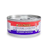 Flower Brand Cured Pork Liver Pâté 2.65 oz (Pack of 6)