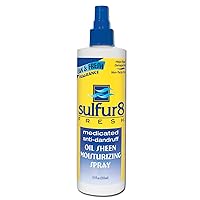 Sulfur8 Fresh Medicated Anti-dandruff Oil Sheen Spray, 12 oz (Pack of 3)