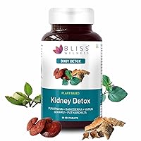 MK Kidney Detox | Punarnava Patharchatta Gokhru Ganoderma Varun Extracts | Kidney Support Ayurvedic Health Supplement - 60 Veg Tablets