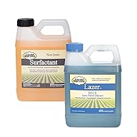 Lazer Blue Concentrate Spray Pattern Indicator 32 Ounce & Liquid Harvest Surfactant for Herbicides Non-Ionic 32 Ounce