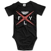 Fly Racing Unisex Baby Onesie Rompers Jumpsuit Babysuit Climbing Clothes Black