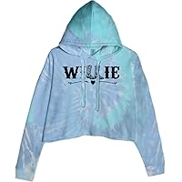 Expression Tees Willie Cowboy Boots Hippy Country Music Cropped Fleece Hoodie