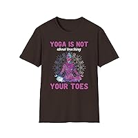 Funny Motivational T-Shirt for Yogic Lifestyle Enthusiasts Find Strength, Flexibility, and Inner Peace
