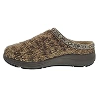 Drew Men's Relax Non-Slip Fabric Sweater Knit Slippers With Support