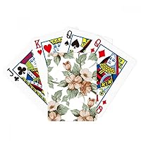 Elegant Rattan Flowers Decorative Poker Playing Magic Card Fun Board Game