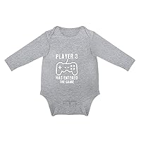 Baby Player 3 Has Entrado Long Sleeves Romper Jumpsuits for Boy and Girl