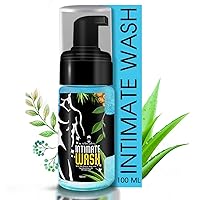 urbangabru Intimate Wash for Men | Hygiene of Private Parts with Tea Tree Oil, AloeVera & Sea Buckthorn Oil (3.38 Fl Oz)