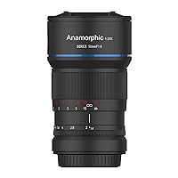 SIRUI 50mm F1.8 1.33X APS-C Anamorphic Lens for E Mount, Blue Flare
