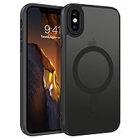 GUAGUA for iPhone X Case iPhone Xs Case Compatible with MagSafe iPhone X/XS Magnetic Case Slim Translucent Matte Skin Feeling Shockproof Protective Anti-Scratch Case for iPhone X/XS 5.8