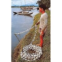 Fisherman Quang Ngai Vietnam, Viet Nam Postcard