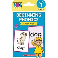 Bob Books - Beginning Phonics Flashcards | Phonics, Ages 4 and up, Kindergarten (Stage 1: Starting to Read)