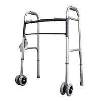 Graham-Field 604070W Lumex Imperial Collection Dual Release X-Wide Folding Walker with 5