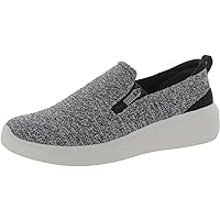 Ryka Womens Ally Slip On Casual and Fashion Sneakers Black 9.5 Wide (C,D,W)