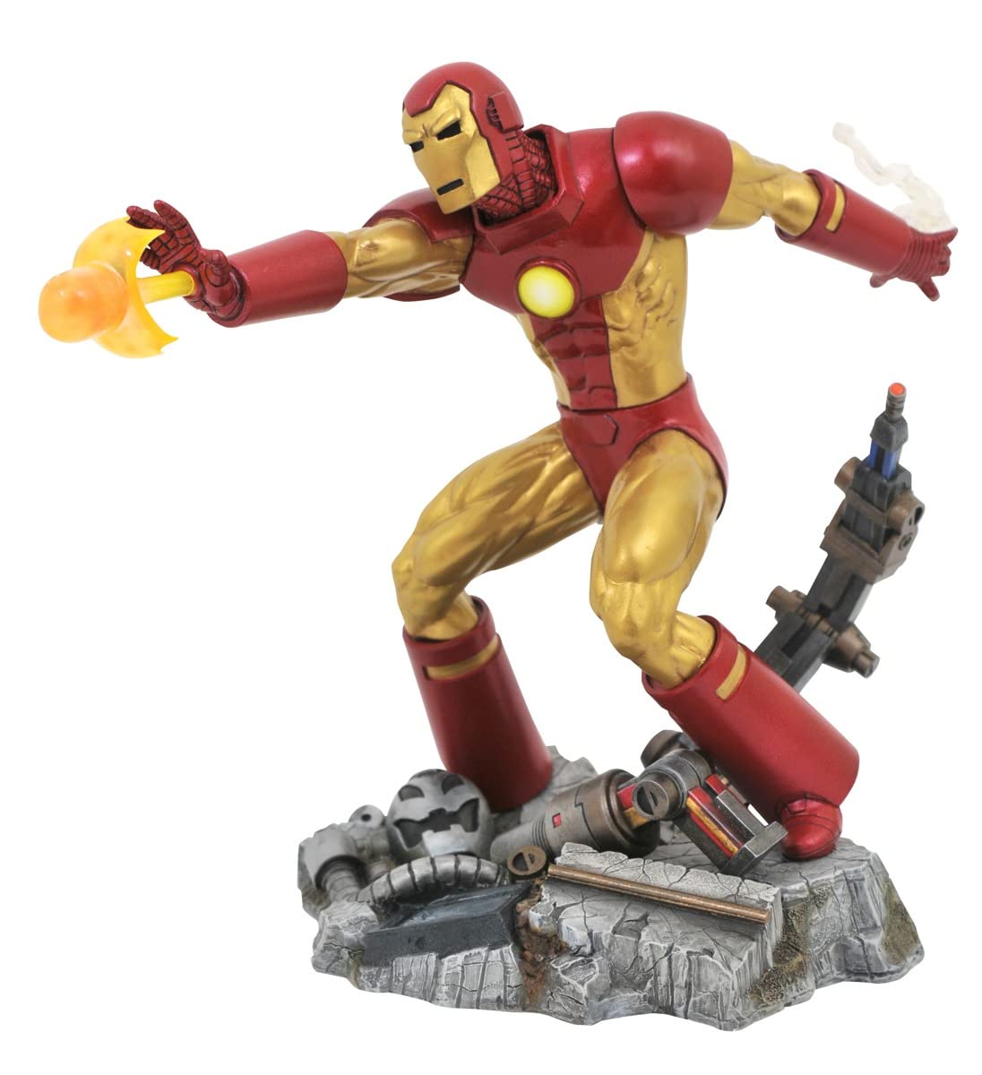 DIAMOND SELECT TOYS Marvel Gallery: Iron Man PVC Statue, Multicolor, 9 inches