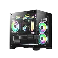 Bgears b-Pellucid MicroATX Gaming PC Case with Infinity Tempered Glass and USB 3.0 x 2. (Fan Sold Separately)