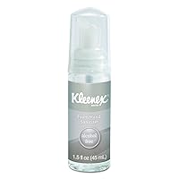 Kleenex 34136 Alcohol-Free Foam Hand Sanitizer, 1.5 oz, Clear (Case of 24)