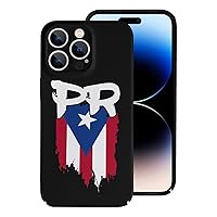 Puerto Rico Flag PR Puerto Rican Boricua Compatible with iPhone 14 Pro Max Fashion Mobile Phone Case Protector Cover for Women Men