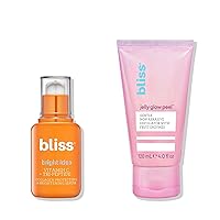 Bliss Jelly Glow Peel™ Gentle Non-Abrasive Cleanser and Exfoliator With Fruit Enzymes - 4 Oz - Nourishes and Hydrates Skin - Clean - Vegan & Cruelty Free