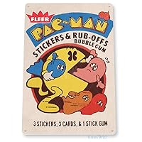 TIN Sign C421 Pac-Man Bubble Gum Vintage Retro Kitchen Cottage Store Sign
