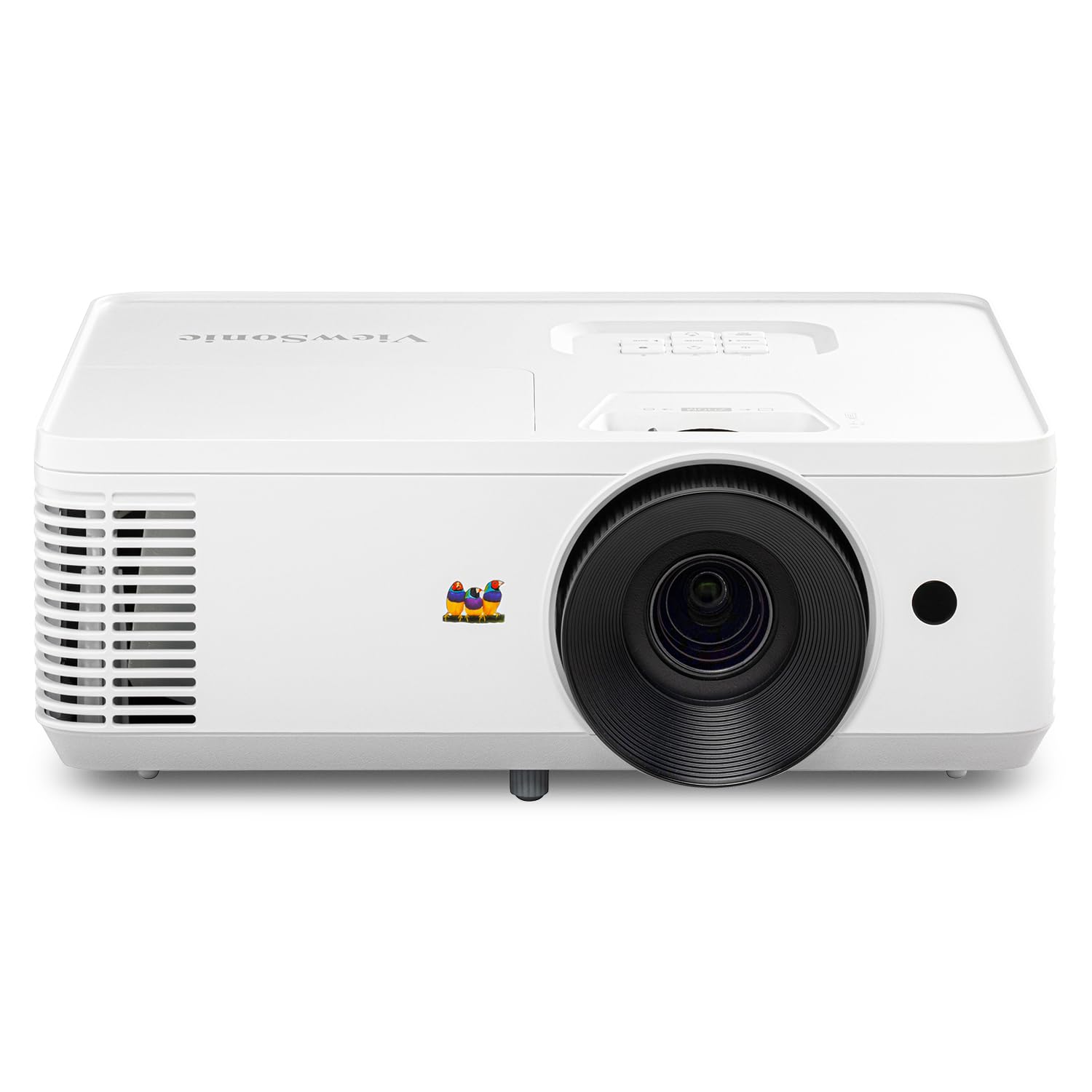 ViewSonic PA503HD 4000 Lumens High Brightness Projector with 1.1x Optical Zoom, USB, and HDMI inputs for Home and Office