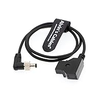 Alvin's Cables D-Tap to Locking DC 5.5 2.1 Atomos Monitor Power Cable for Video Devices PIX-E7 PIX-E5 7 Touchscreen Display Hollyland Mars 400s