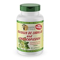 Sunshine Naturals Guisazo de Caballo and Chancapiedra Dietary Supplement. Stonebreaker. For Kidney and Urinary Tract Cleansing and Detoxifying. 90 Capsules