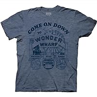 Ripple Junction Bob's Burgers Come on Down to Wonder Wharf Vintage Style Adult T-Shirt Officially Licensed