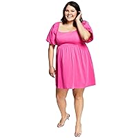 Now This Trendy Plus Size Babydoll Dress