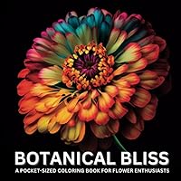Botanical Bliss: A Pocket-Sized Coloring Book For Flower Enthusiasts (Pocket Palette)
