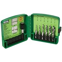 Greenlee DTAPKITM Drill/Tap/Countersink Set, Metric, 6 Pc, M3 - M10