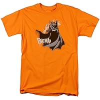 Batman Men's The Drip Knight Classic T-shirt Orange