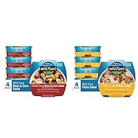 Wild Planet Ready-to-Eat Wild Tuna Salad Variety Pack, Red Bean and Corn and Pasta Salad, 5.6oz, Pack of 8
