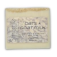 Soaps Nourishing Oats & Goat Milk Bar Soap | Gentle Skin Care | 5 oz (Unscented)