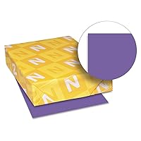 Neenah Paper 21971 Color Cardstock, 65lb, 8 1/2 x 11, Gravity Grape, 250 Sheets