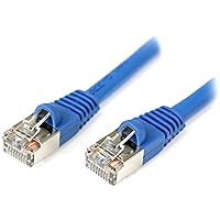 StarTech.com 75 ft. (22.9 m) Cat5e Cable - Patch Cable - Shielded - Blue - Ethernet Network Cable (S45PATCH75BL)