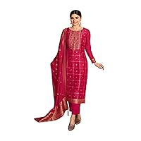 Hand Embroidery silk Jaquard Double Zari Indian punjabi wedding Zari plazzo salwar kameez 3803