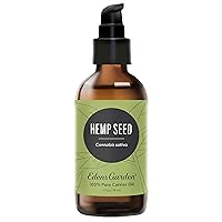 Edens Garden Hemp Seed Carrier Oil (Best for Mixing with Essential Oils, Cold Pressed), 4 oz