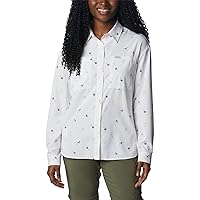 Columbia Women's Silver Ridge Utility Patterned Long Sleeve Shirt