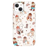 Velvet Caviar for iPhone 15 Plus Case Western Cowboy Teddy Bear - Compatible with MagSafe [10ft Drop Tested]