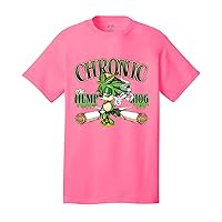 Marijuana Chronic The Hemp Hog Funny Men's Weed Pot Smoke 420 Short Sleeve T-Shirt