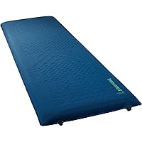 Therm-a-Rest LuxuryMap Self-Inflating Foam Camping Sleeping Pad, Large - 25 x 77 Inches, Poseidon Blue
