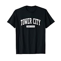 Tower City Pennsylvania PA Vintage Athletic Sports Design T-Shirt