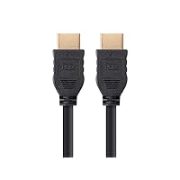 Monoprice HDMI Cable - High Speed, 4k@60Hz, 10.2Gbps, CL2, 32AWG, 3 Feet, Black - Commercial Series