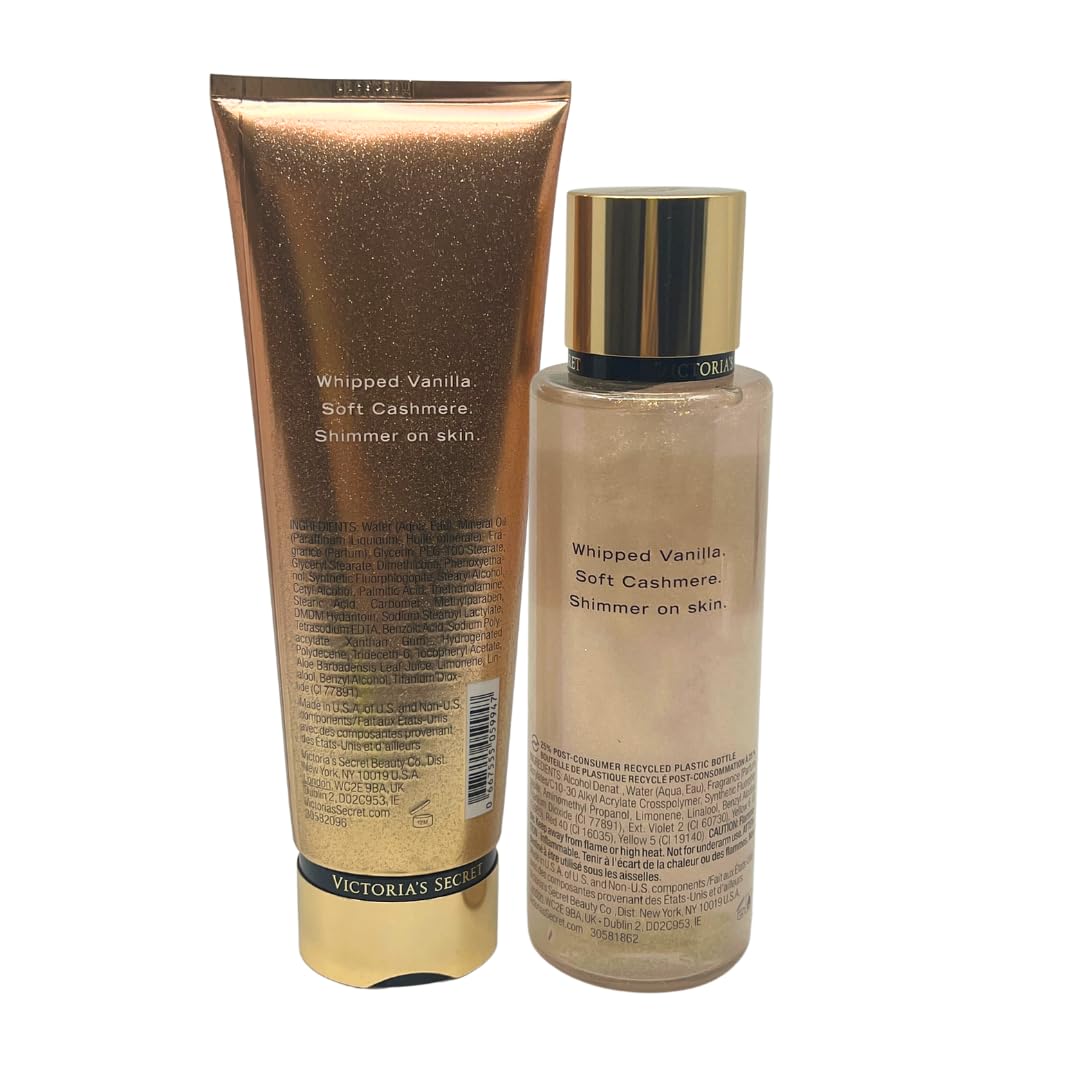 Victoria’s Secret Bare Vanilla Shimmer Fragrance Mist and Lotion Set