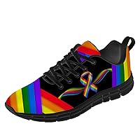 LGBTQ Shoes for Women Men Running Walking Tennis Lightweight Sneakers LGBTQ Shoes Gifts for Her Him