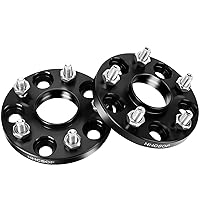 15mm 5x4.5 Wheel Spacers Compatible with Lexus ES300 330 350, GS300 350 430 450, IS250 300 350, LS400 430, Toyota Tacoma Camry Highlander, 2PCS 5x114.3 Wheel Adapters with 12x1.5 Studs & Bore 60.1mm