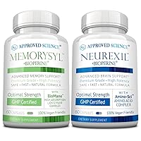 Approved Science Memorysyl and Neurexil - One Month Supply