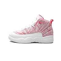 Nike Preschool Jordan 12 Retro PS Artic Punch, White/Arctic Punch/Hyper Pink, 3Y