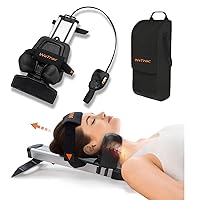 iSTIM WeTrac Cervical Neck Traction, Relaxer and Stretcher, Pain Relief for Spinal Decompression, Relieving Pinched Nerves, and Cervical Pain, Home Use, with Travel Bag