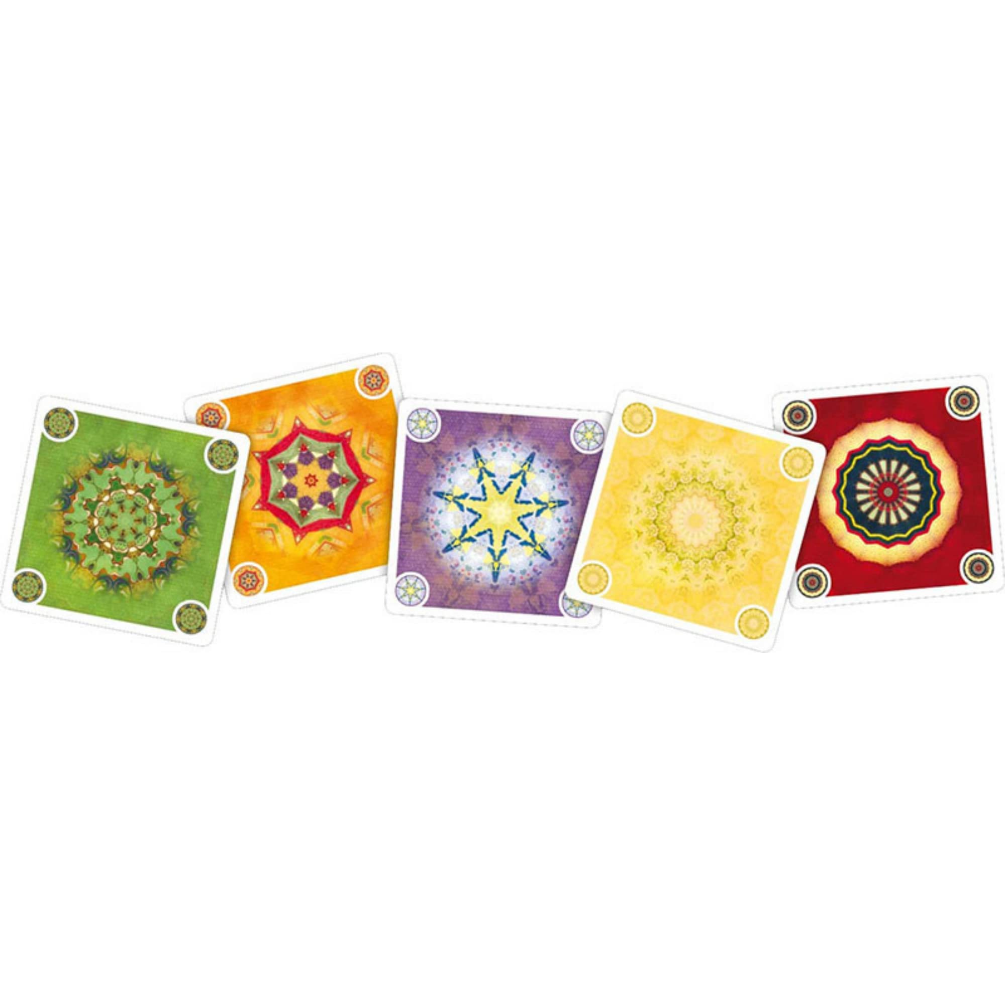 Mandala Board Game | Challenging Two-Player Game with Beautiful Abstract Art | Strategy Board Game for Adults and Kids | Ages 10+ | 2 Players | Average Playtime 30 Minutes | Made by Lookout Games